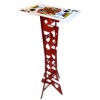 铝合金折叠魔术桌(红色,扑克桌面)